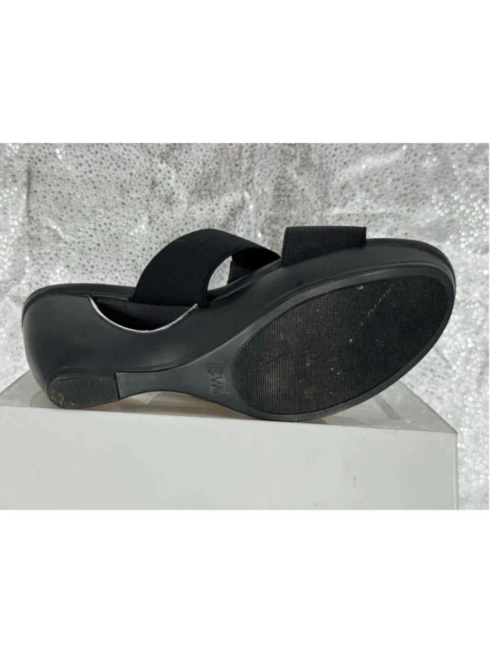 Women's Cloudwalkers Black Wedge Sandals